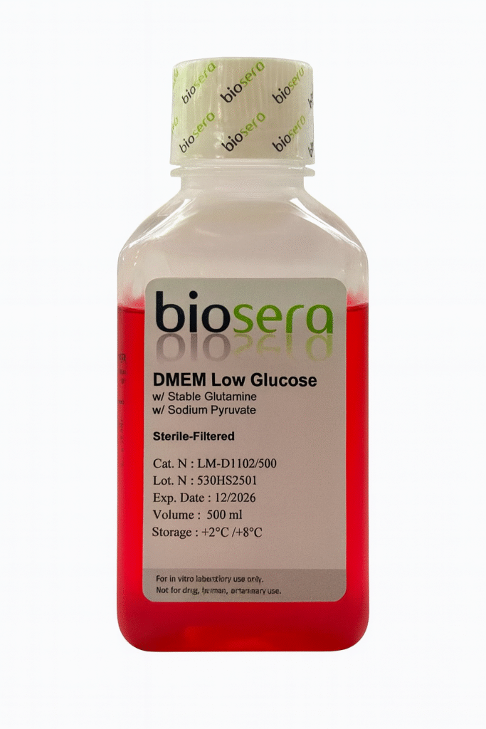 خرید محیط کشت DMEM Low Glucose، DMEM Low Glucose Biosera